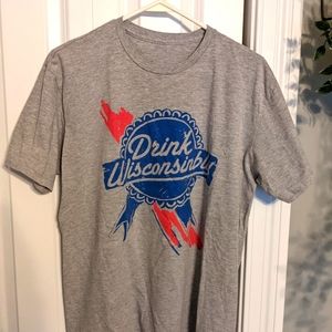 Drink Wisconsinbly PBR tee